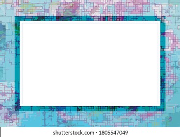 Abstract background in frame where text can be entered