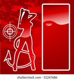 abstract background with free area