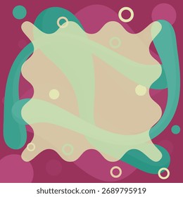 Abstract background of freeform curves, squares, overtone colors. Design resource background, lifestyle and presentation.