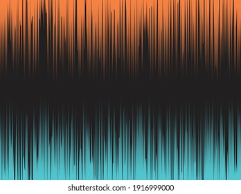 An abstract background with a frequency chart