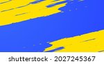 Abstract background with fresh blue color and abstract yellow shape. Suitable for the cover of Instagram background, youtube banner, Facebook cover, Instagram story background, or web background