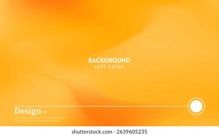 Abstract background with fresh orange wave texture soft and beautiful. Combination of light and dark. Minimalist pastel color design