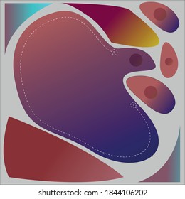 abstract background full color combination of blue, pink and yellow