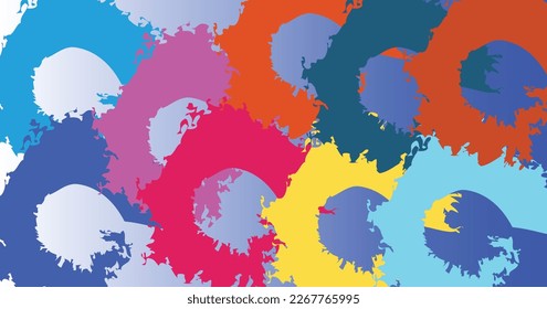 abstract background full color design 10