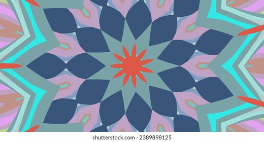 Abstrakter, farbiger Hintergrund, der eine florale Struktur bildet