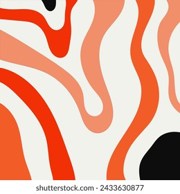 abstract background with full retro colour