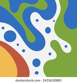 fondo abstracto con color retro completo