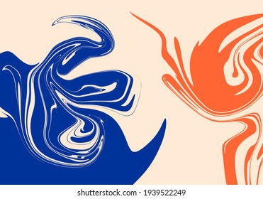 abstract background, full spontaneity bright colors