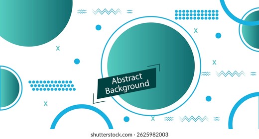abstrakter Hintergrund Spaß moderne Social Media Thumbnail Design. Vektorgrafik eps 10