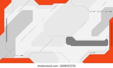 Abstract background futuristic banner cyberpunk style