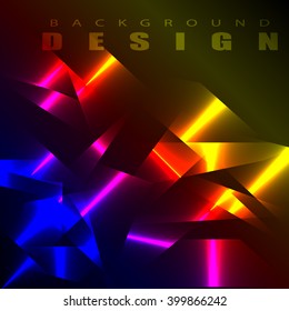 Abstract Background: Futuristic Chrome Effect background design for web, magazine, template design