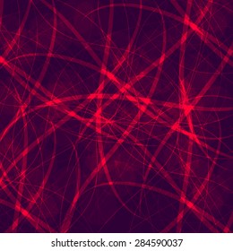 Abstract background in the futuristic design, lines with a glow. Vector illustration