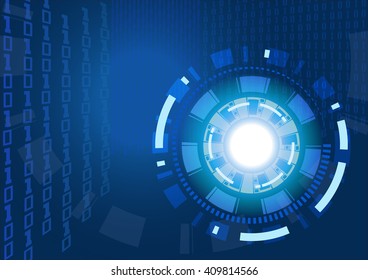 Abstract background of futuristic digital technology