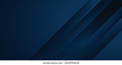 Fondo Abstractas Elementos futuristas en color azul oscuro Anuncio geométrico azul gradiente textura con líneas decoración