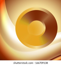 abstract background with futuristic glittering waves