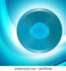 abstract background with futuristic glittering waves