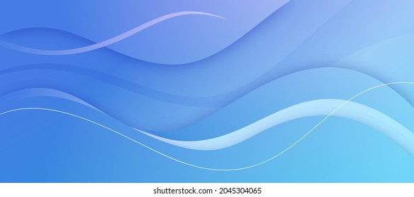 Abstract background  futuristic graphic with dynamic effect texture design 3D modern wave curve  bright poster, banner.  Vector luxury paper cut presentation background with waves.