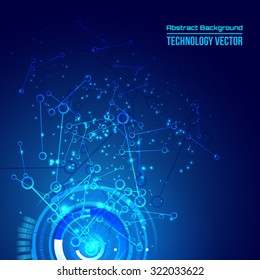 Vector Background Abstract Technology Communication Concept Stock ...