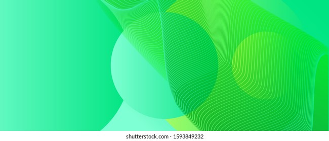 Abstract background futuristic on Aqua Menthe color banner geometric turquoise texture