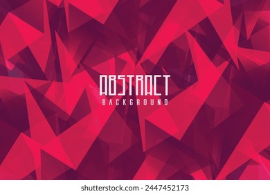 abstract background with futuristic red triangles pattern