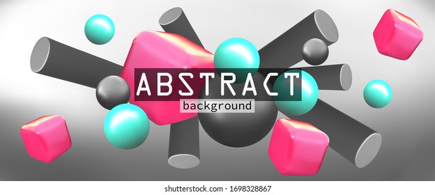 Abstrakter Hintergrund - futuristischer Stil für Technologie und Wissenschaft