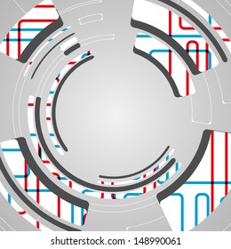 abstract background for futuristic tech design, dynamic illustration.