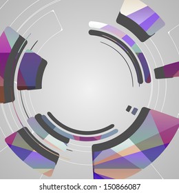 abstract background for futuristic tech design, dynamic illustration.
