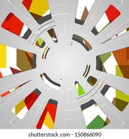 abstract background for futuristic tech design, dynamic illustration.