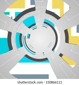 abstract background for futuristic tech design, dynamic illustration.