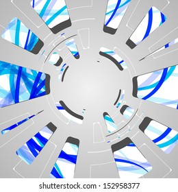 abstract background for futuristic tech design, dynamic illustration.
