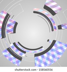 abstract background for futuristic tech design, dynamic illustration.