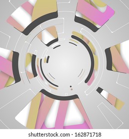 abstract background for futuristic tech design, dynamic illustration.