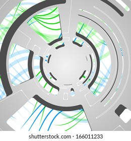 abstract background for futuristic tech design, dynamic illustration.