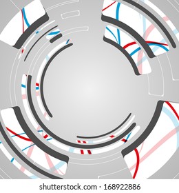abstract background for futuristic tech design, dynamic illustration.