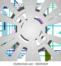 abstract background for futuristic tech design, dynamic illustration.