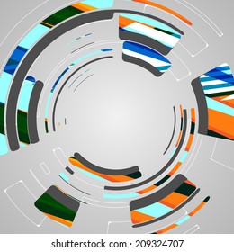 abstract background for futuristic tech design, dynamic illustration.