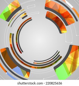 abstract background for futuristic tech design, dynamic illustration.