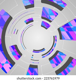abstract background for futuristic tech design, dynamic illustration.