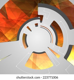 abstract background for futuristic tech design, dynamic illustration.