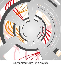 abstract background for futuristic tech design, dynamic illustration.