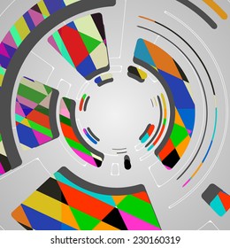 abstract background for futuristic tech design, dynamic illustration.