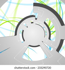 abstract background for futuristic tech design, dynamic illustration.