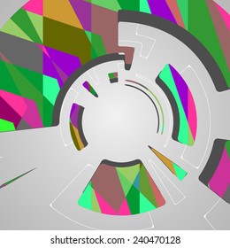 abstract background for futuristic tech design, dynamic illustration.