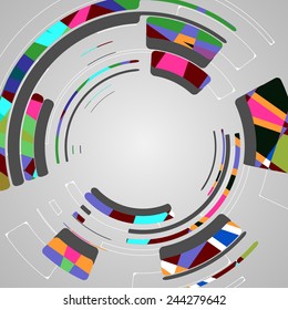 abstract background for futuristic tech design, dynamic illustration.