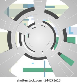 abstract background for futuristic tech design, dynamic illustration.