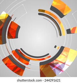 abstract background for futuristic tech design, dynamic illustration.