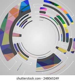 abstract background for futuristic tech design, dynamic illustration.
