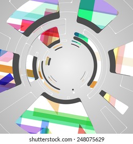 abstract background for futuristic tech design, dynamic illustration.