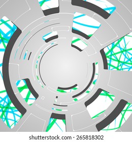 abstract background for futuristic tech design, dynamic illustration.