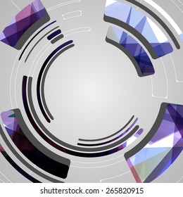 abstract background for futuristic tech design, dynamic illustration.